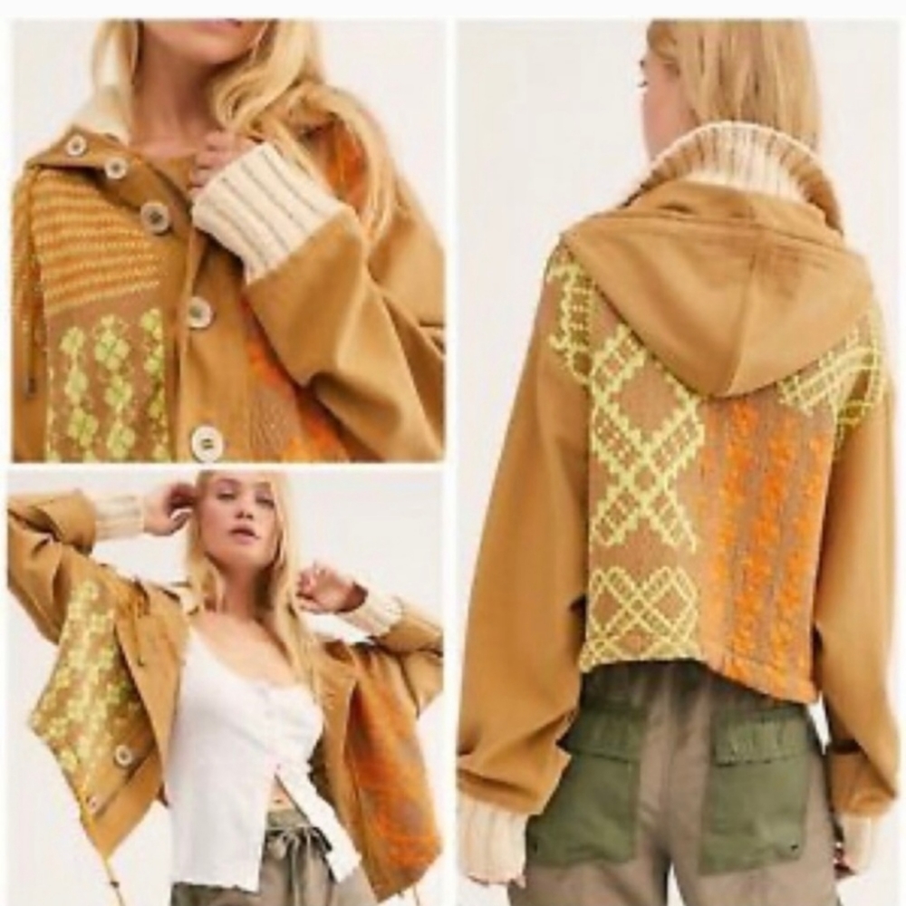 Free People Sweater Jacket Size Small